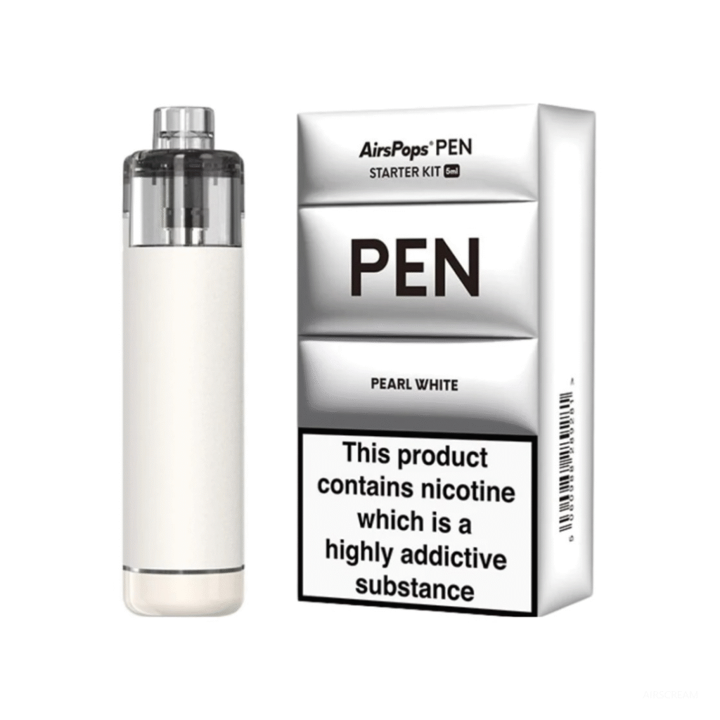 Airscream艾爾斯凱姆AirsPops PEN鉛筆電子煙主機套裝【白色】